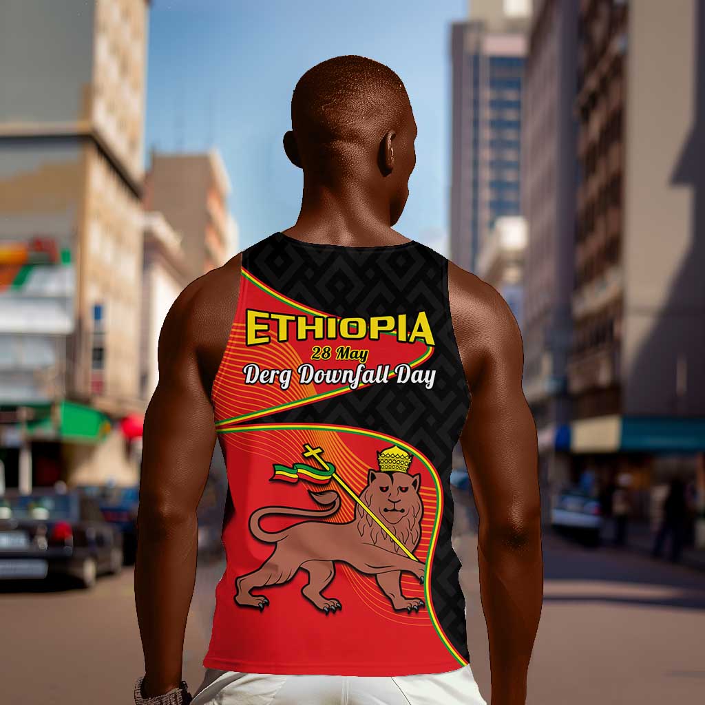Ethiopia Derg Downfall Day Men Tank Top Ethiopian Lion of Judah LT14