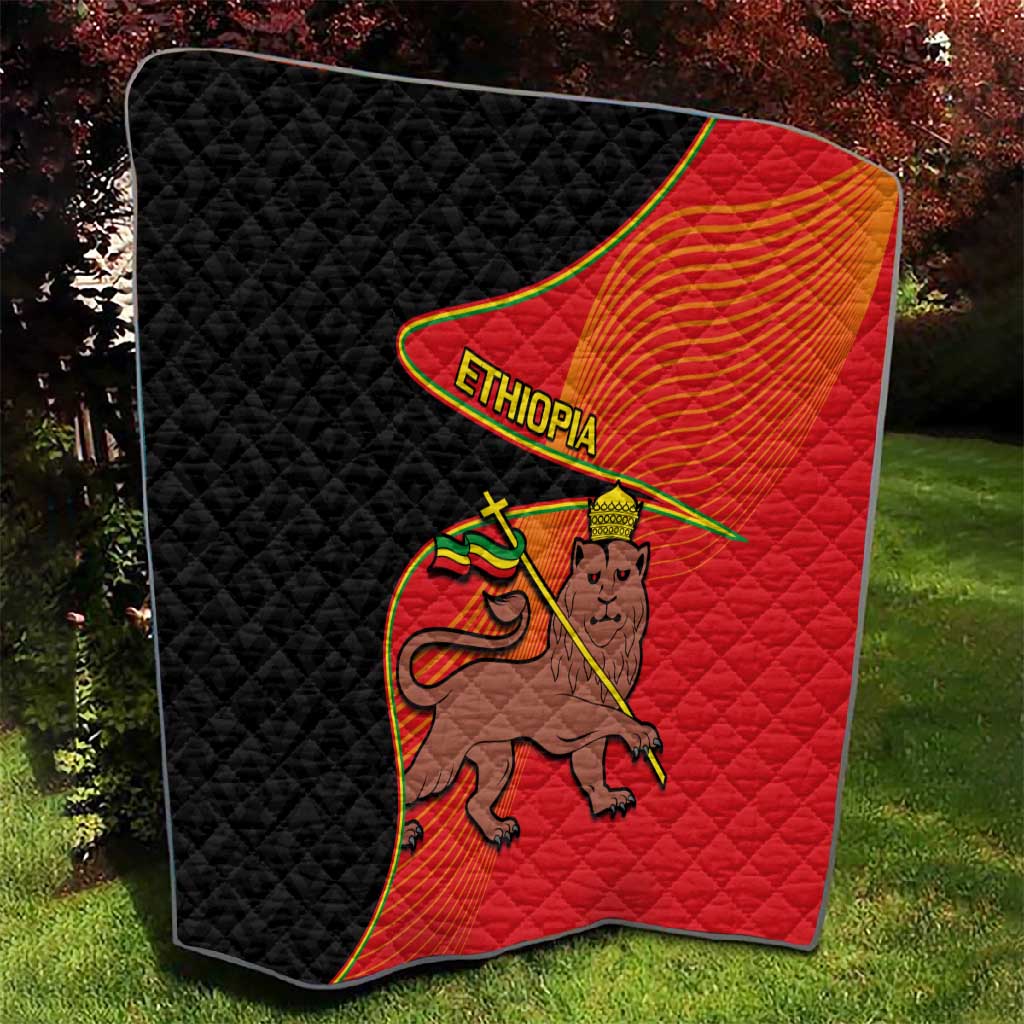 Ethiopia Derg Downfall Day Quilt Ethiopian Lion of Judah LT14