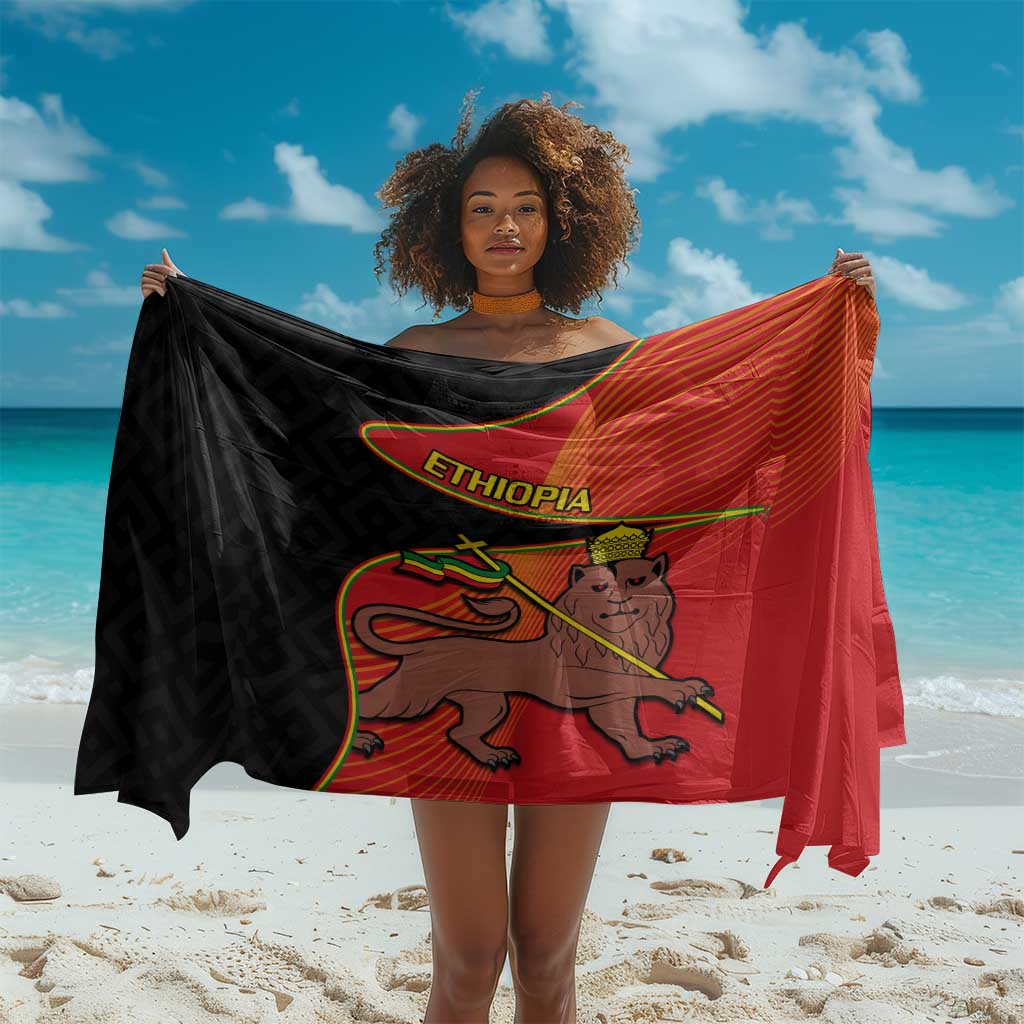 Ethiopia Derg Downfall Day Sarong Ethiopian Lion of Judah LT14