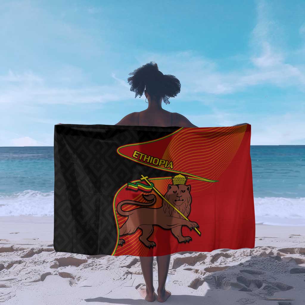 Ethiopia Derg Downfall Day Sarong Ethiopian Lion of Judah LT14