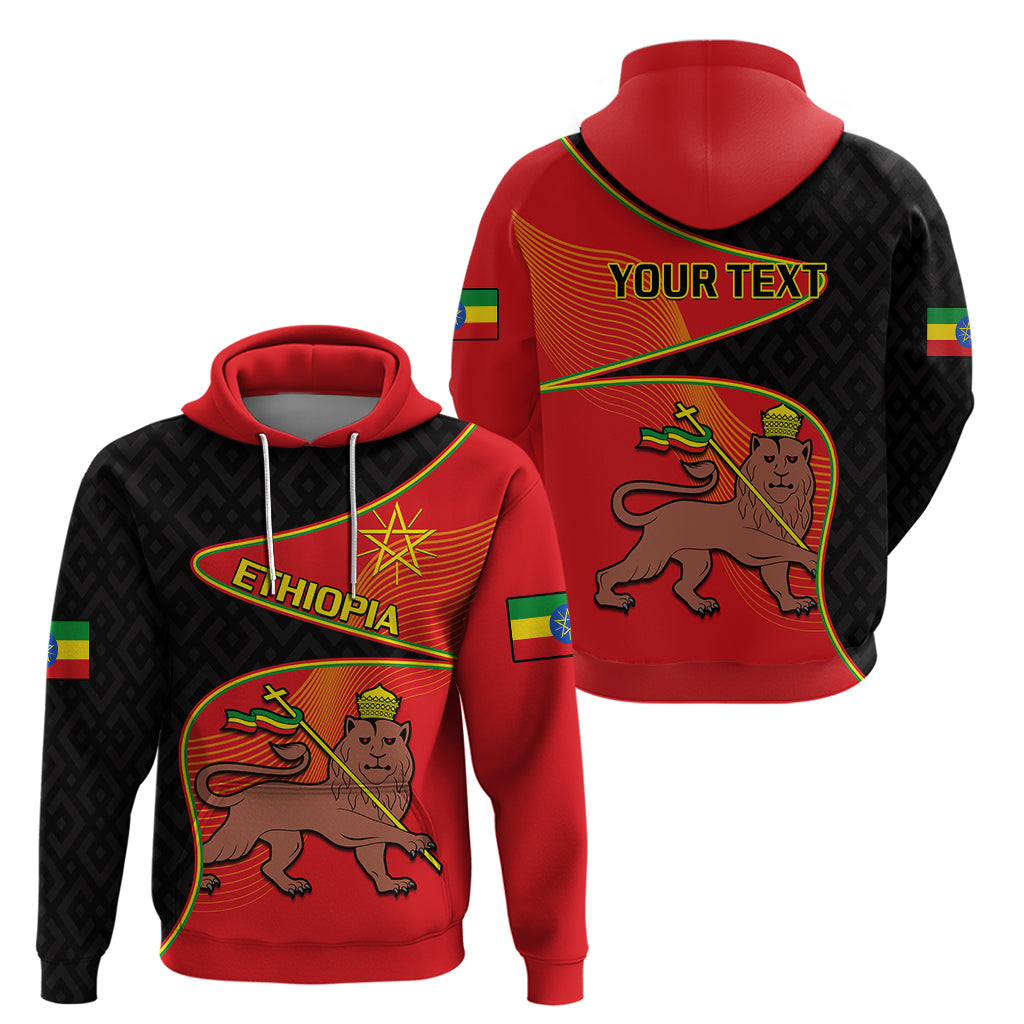 Custom Ethiopia Derg Downfall Day Hoodie Ethiopian Lion of Judah LT14