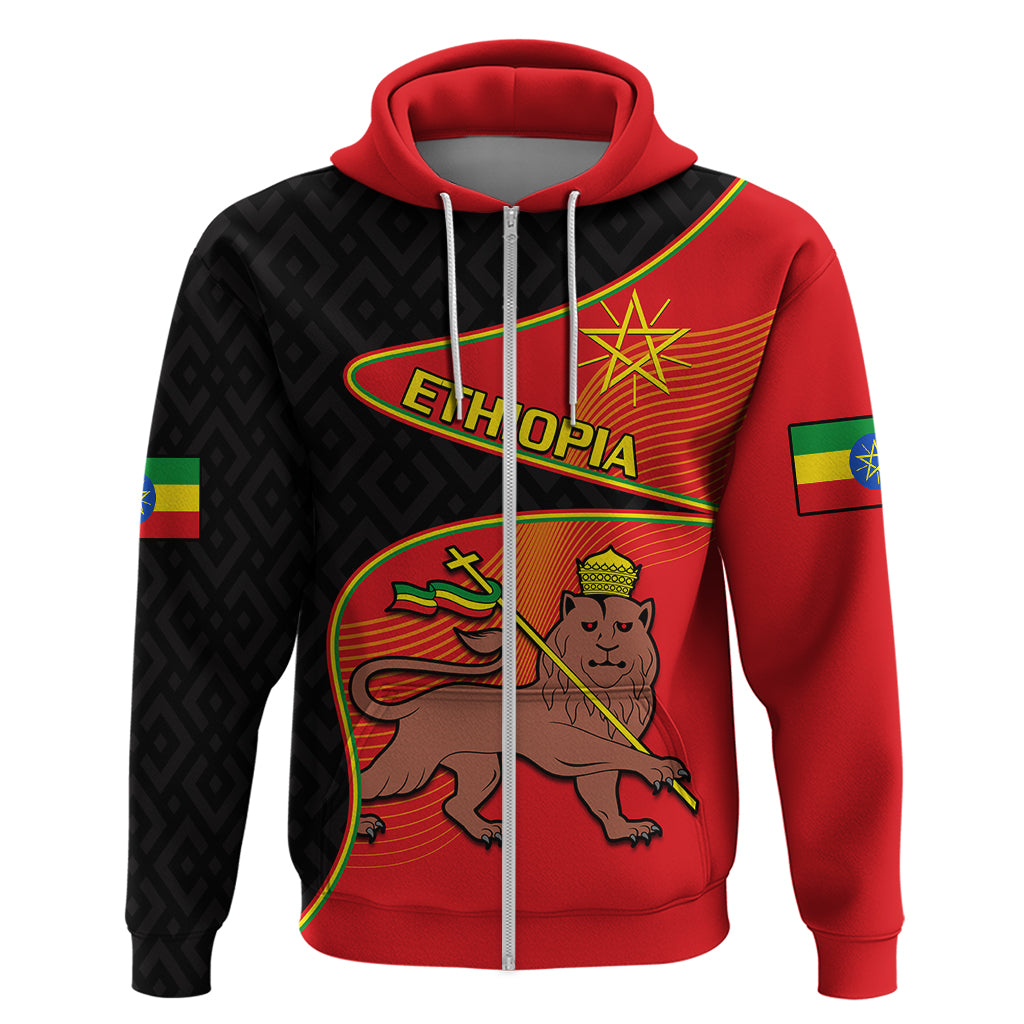Custom Ethiopia Derg Downfall Day Hoodie Ethiopian Lion of Judah LT14