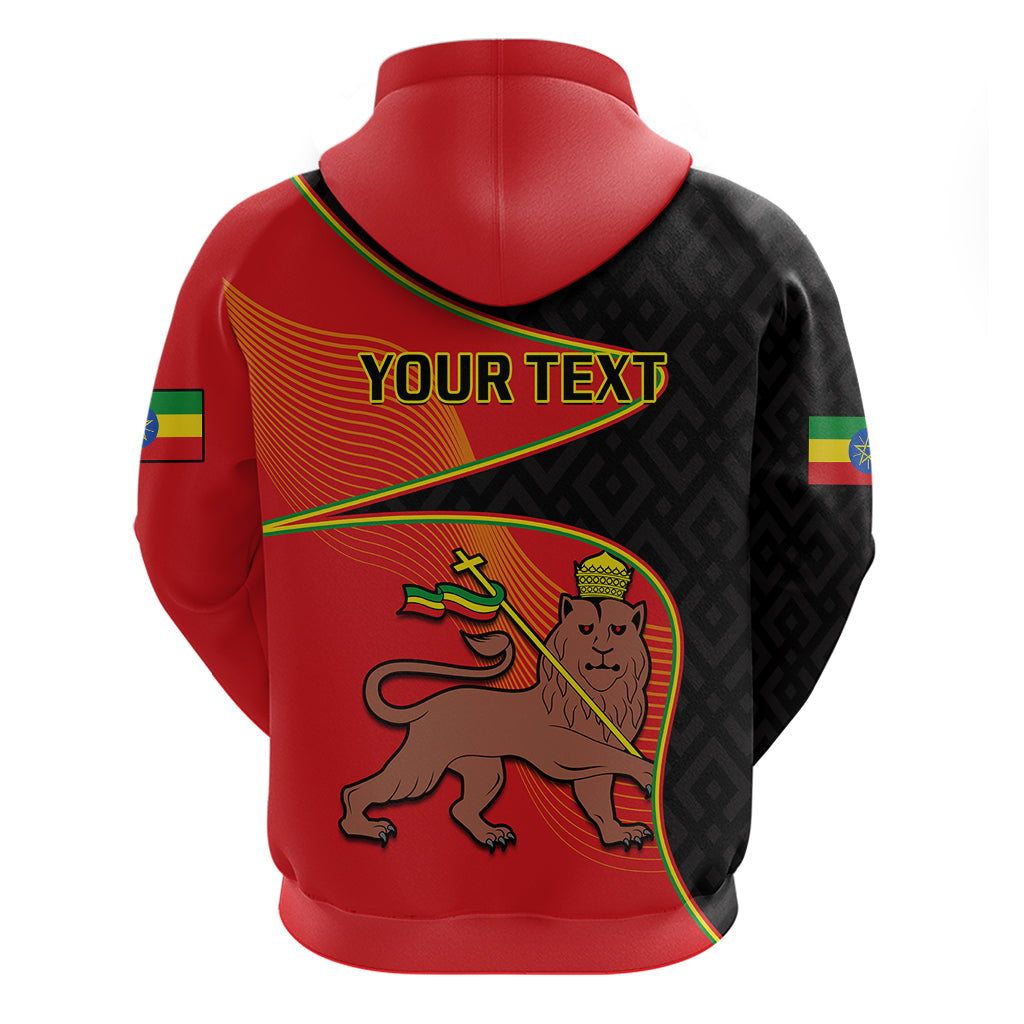 Custom Ethiopia Derg Downfall Day Hoodie Ethiopian Lion of Judah LT14