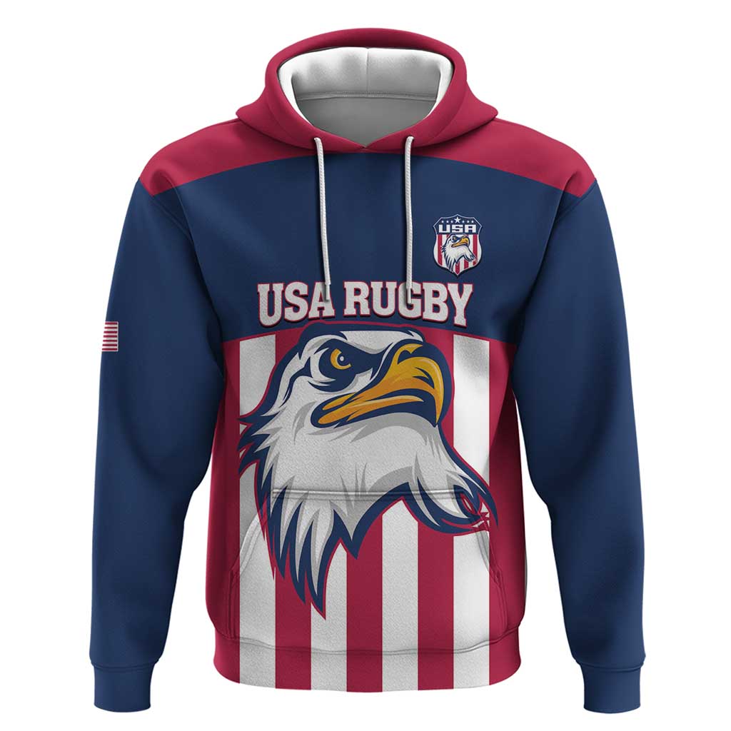 USA 2025 Rugby Custom Hoodie Come On Eagle LT14