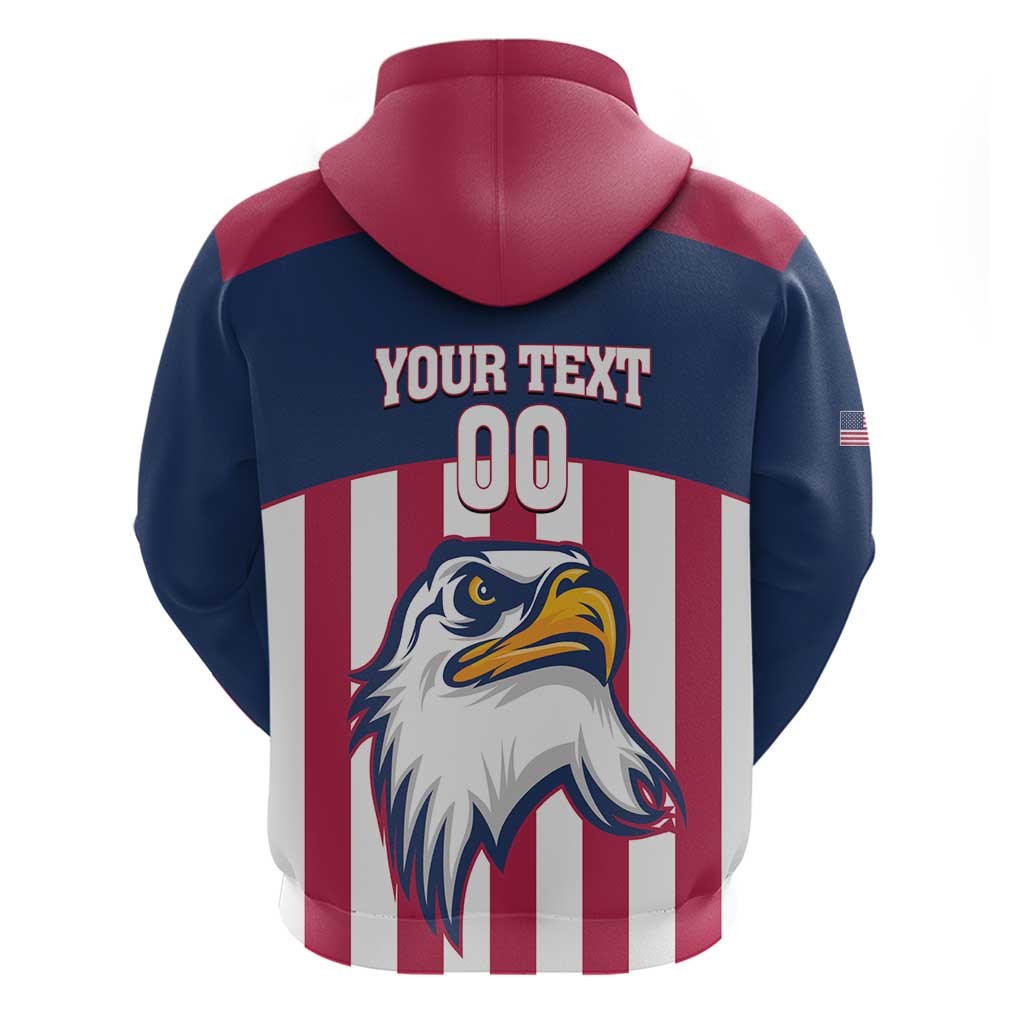 USA 2025 Rugby Custom Hoodie Come On Eagle LT14