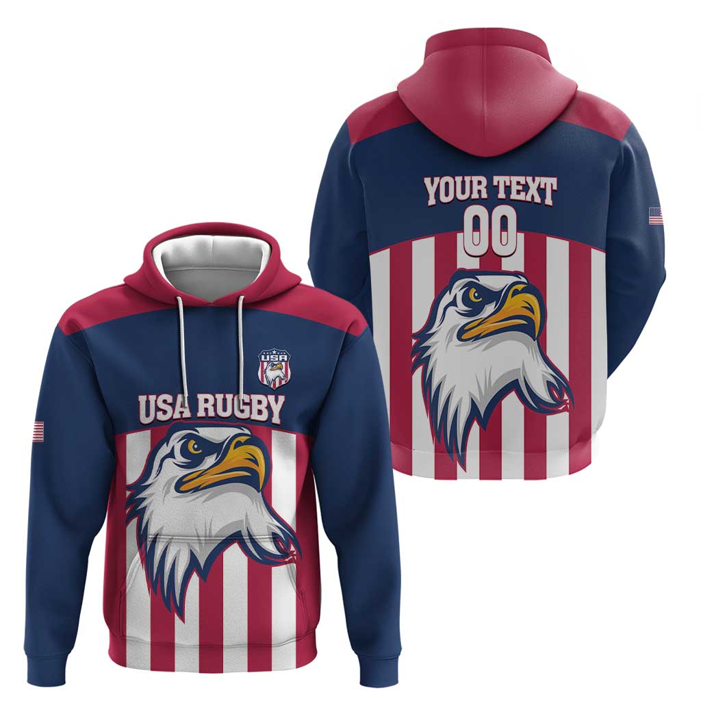 USA 2025 Rugby Custom Hoodie Come On Eagle LT14
