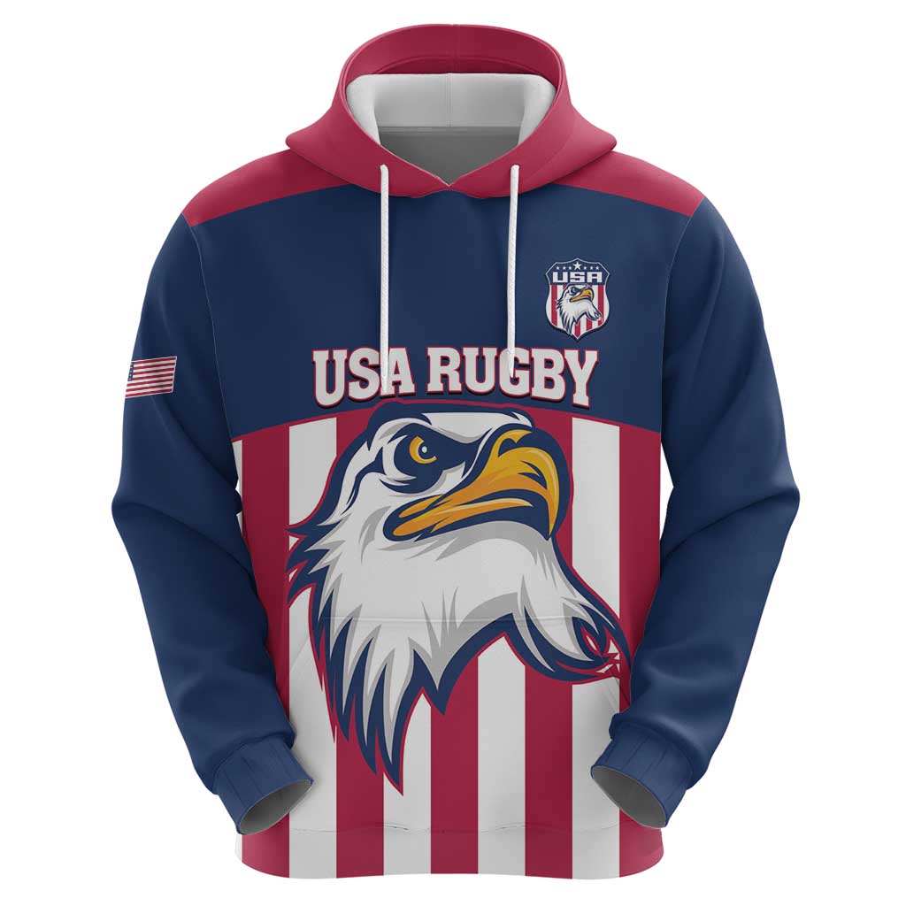 USA 2025 Rugby Custom Hoodie Come On Eagle LT14