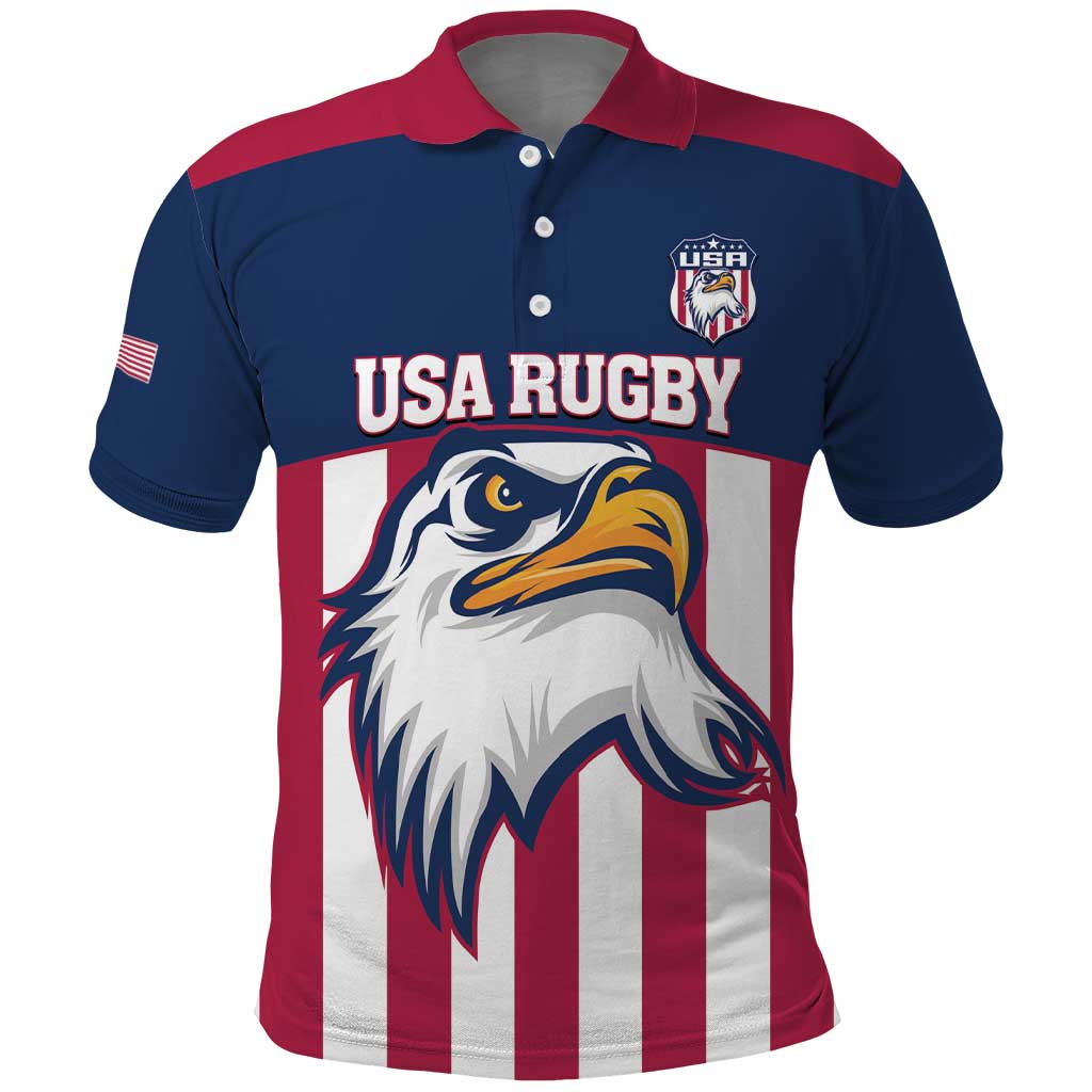 USA 2025 Rugby Custom Polo Shirt Come On Eagle LT14