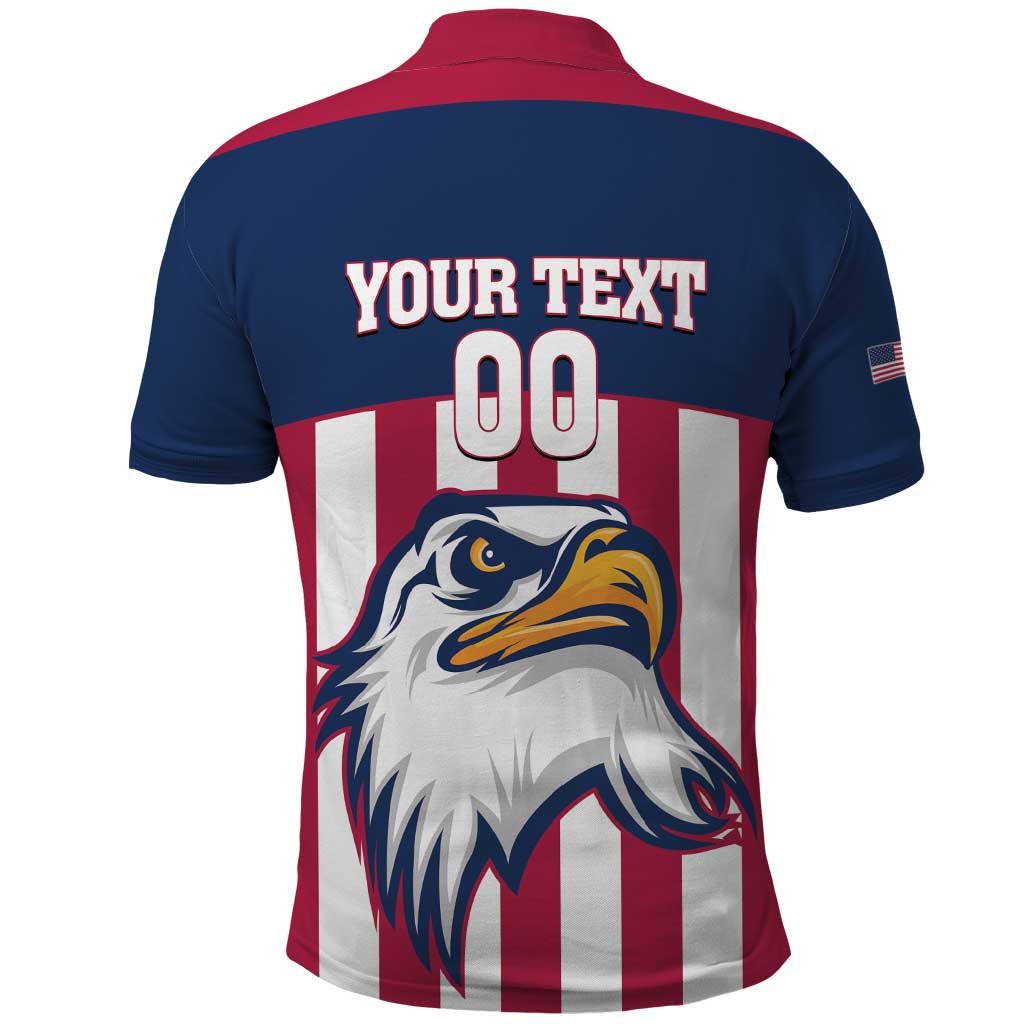 USA 2025 Rugby Custom Polo Shirt Come On Eagle LT14