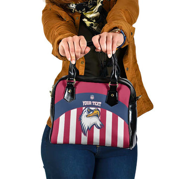 USA 2025 Rugby Custom Shoulder Handbag Come On Eagle LT14