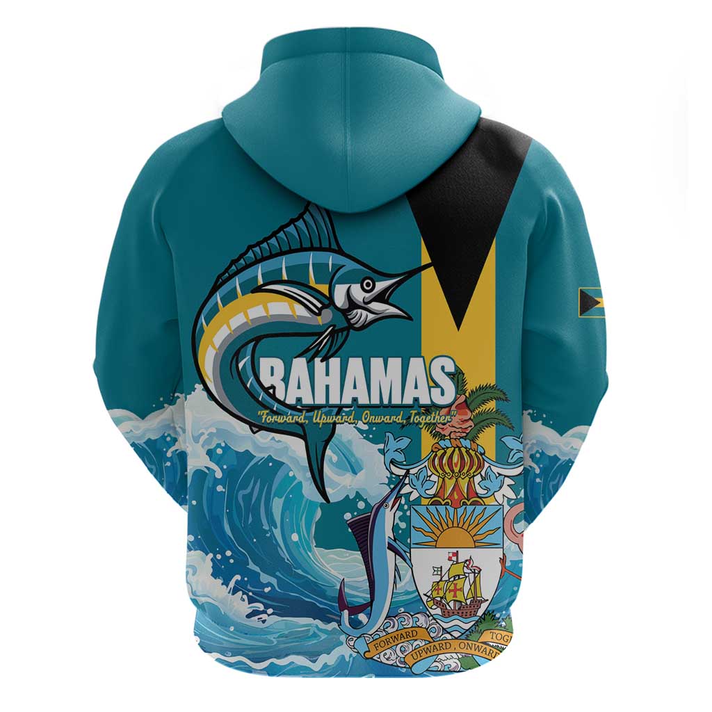 The Bahamas Independence Day Hoodie Bahamian Blue Marlin National Color LT14