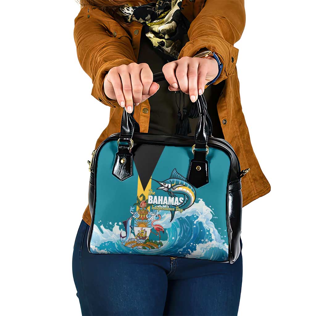 The Bahamas Independence Day Shoulder Handbag Bahamian Blue Marlin National Color LT14