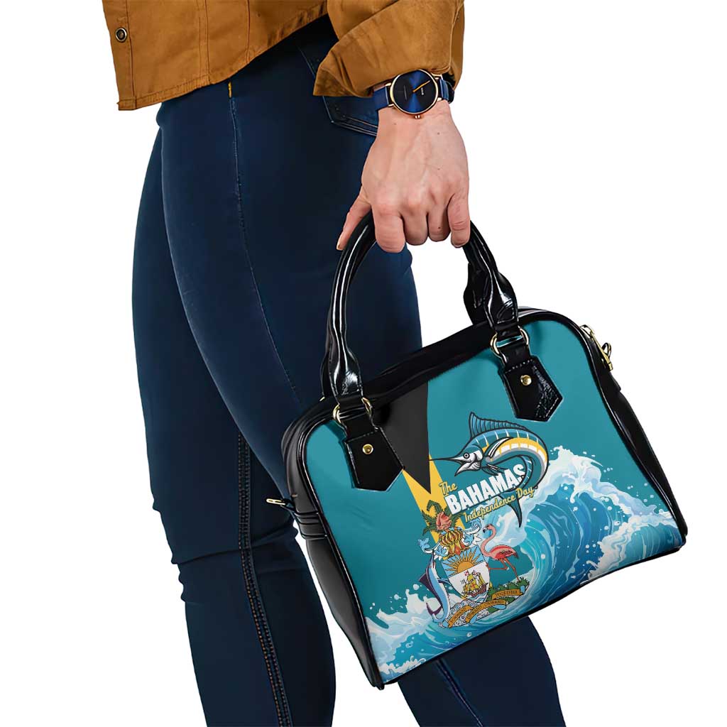 The Bahamas Independence Day Shoulder Handbag Bahamian Blue Marlin National Color LT14