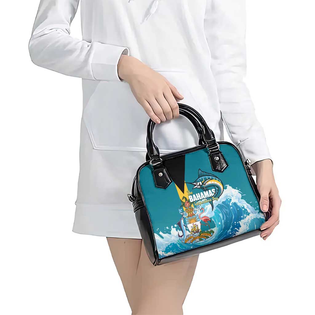 The Bahamas Independence Day Shoulder Handbag Bahamian Blue Marlin National Color LT14