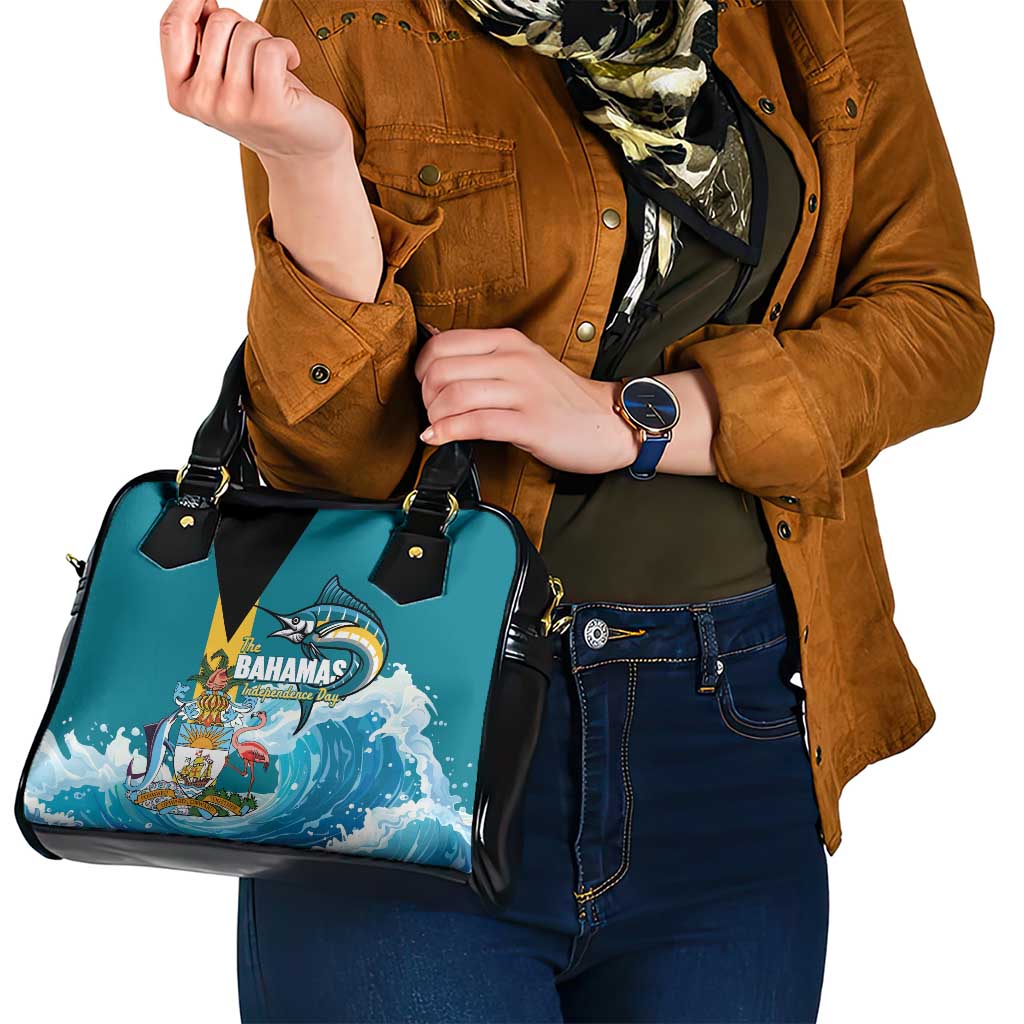 The Bahamas Independence Day Shoulder Handbag Bahamian Blue Marlin National Color LT14