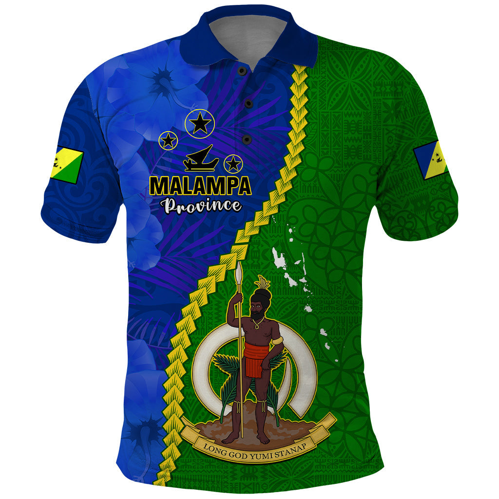 Personalised Vanuatu Malampa Province Polo Shirt Turtle Sand Drawing Unique Tapa Pattern LT14