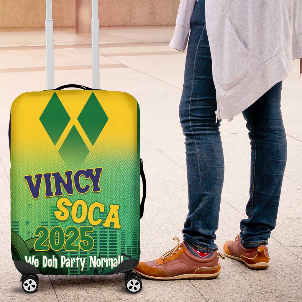 Vincy Mas 2025 Luggage Cover Vincy Soca We Doh Party Normal LT14