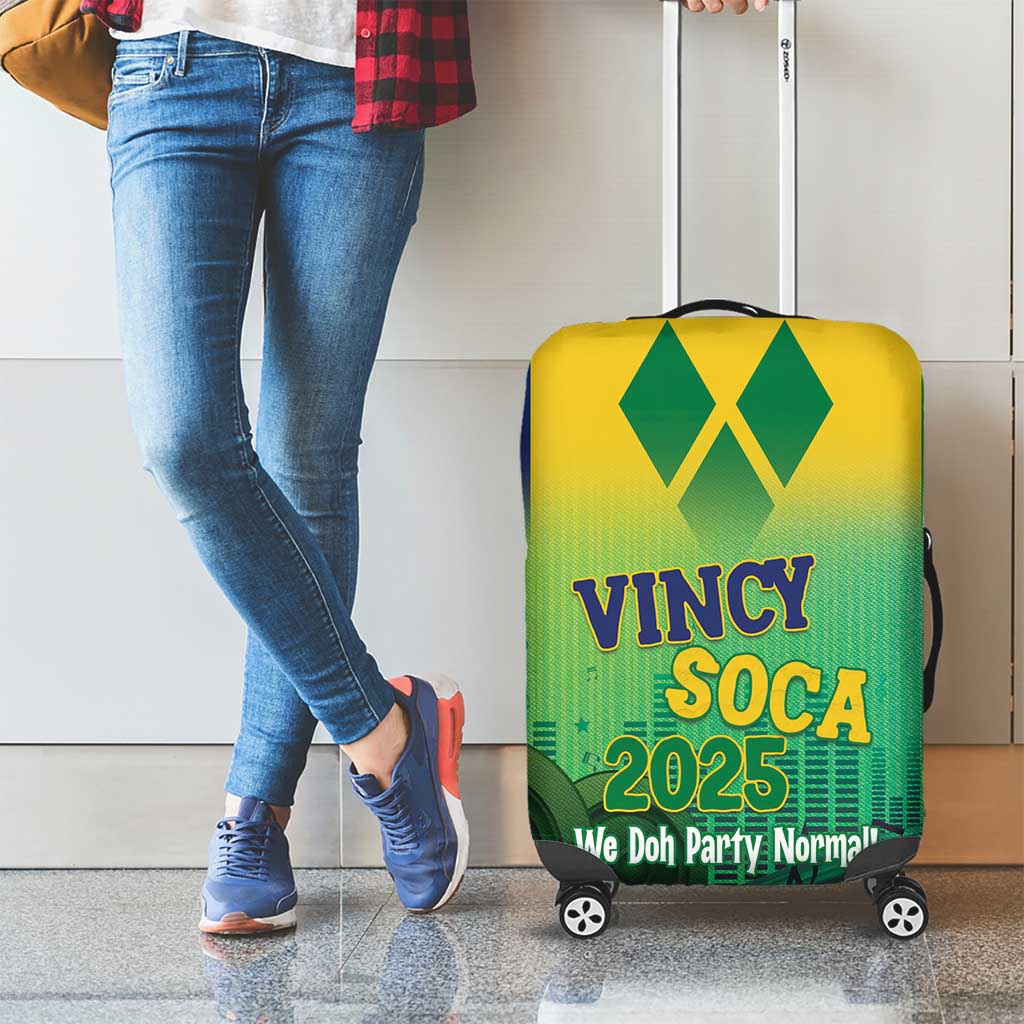 Vincy Mas 2025 Luggage Cover Vincy Soca We Doh Party Normal LT14