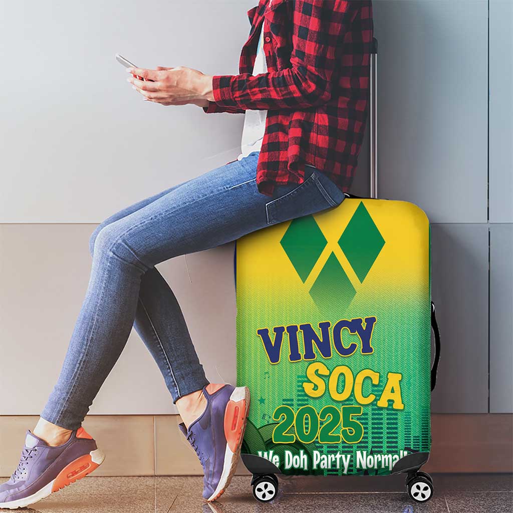 Vincy Mas 2025 Luggage Cover Vincy Soca We Doh Party Normal LT14