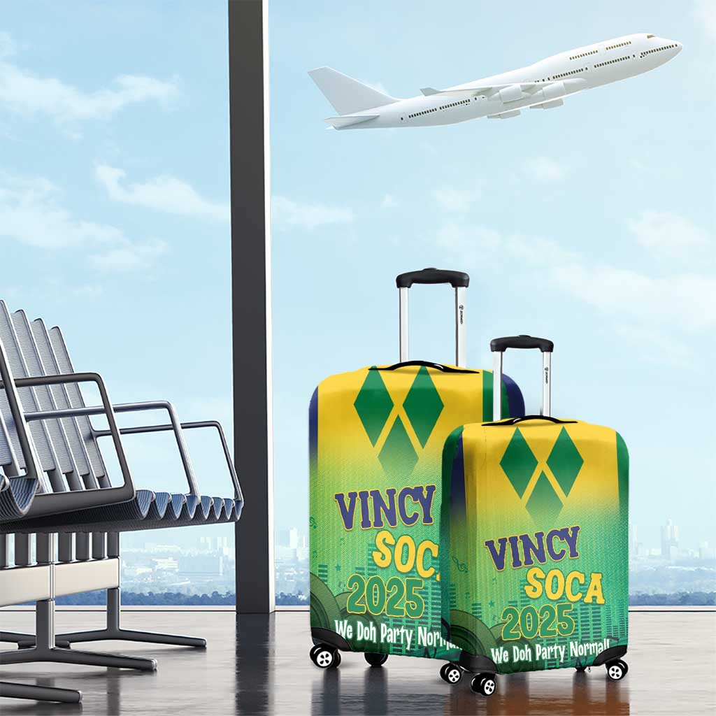 Vincy Mas 2025 Luggage Cover Vincy Soca We Doh Party Normal LT14