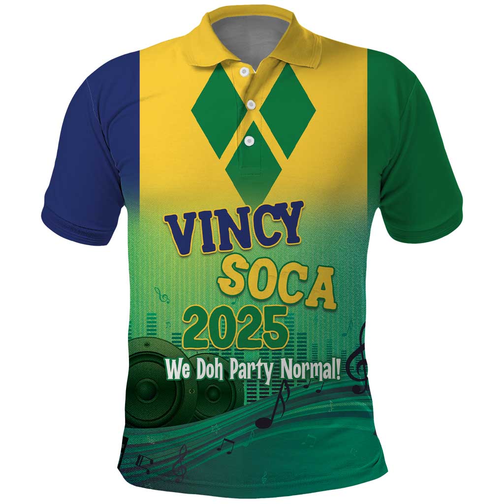 Vincy Mas 2025 Polo Shirt Saint Vincent and the Grenadines Vincy Soca We Doh Party Normal LT14