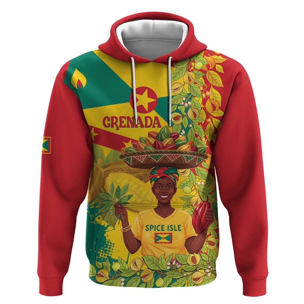 Personalized Grenada Spicemas 2025 Hoodie Spice Isle Nutmeg Cocoa Pod LT14