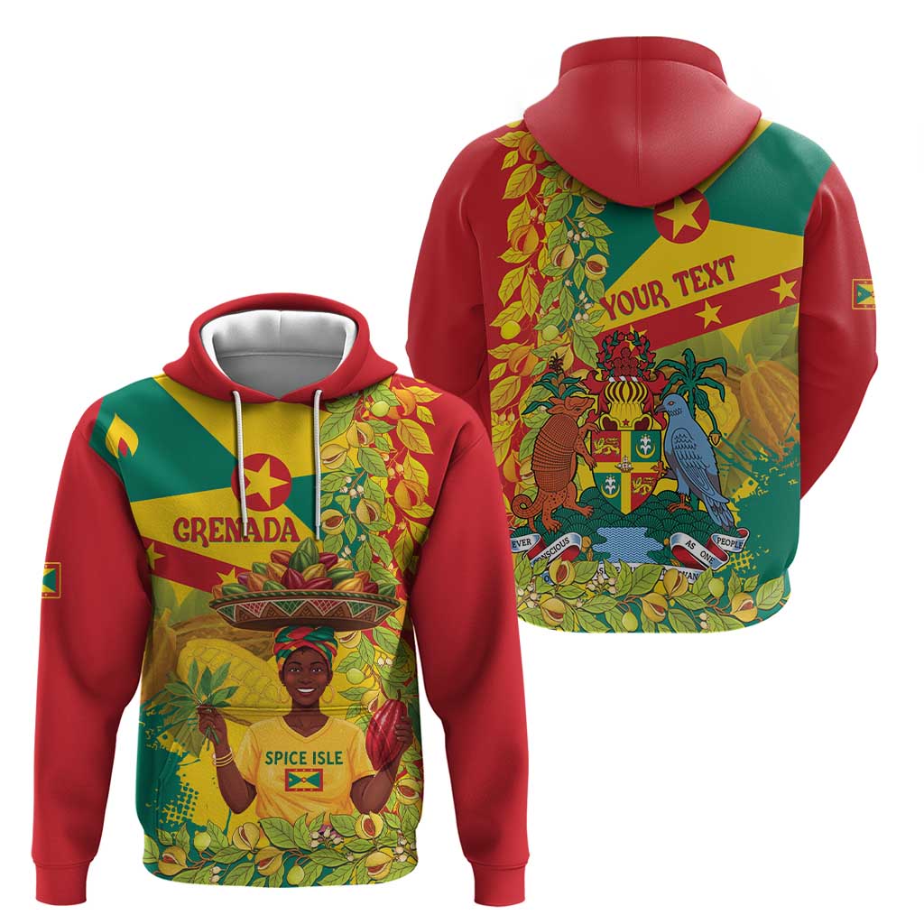 Personalized Grenada Spicemas 2025 Hoodie Spice Isle Nutmeg Cocoa Pod LT14