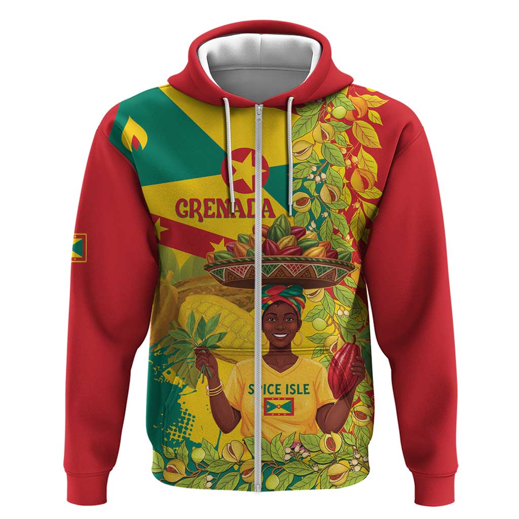 Personalized Grenada Spicemas 2025 Hoodie Spice Isle Nutmeg Cocoa Pod LT14