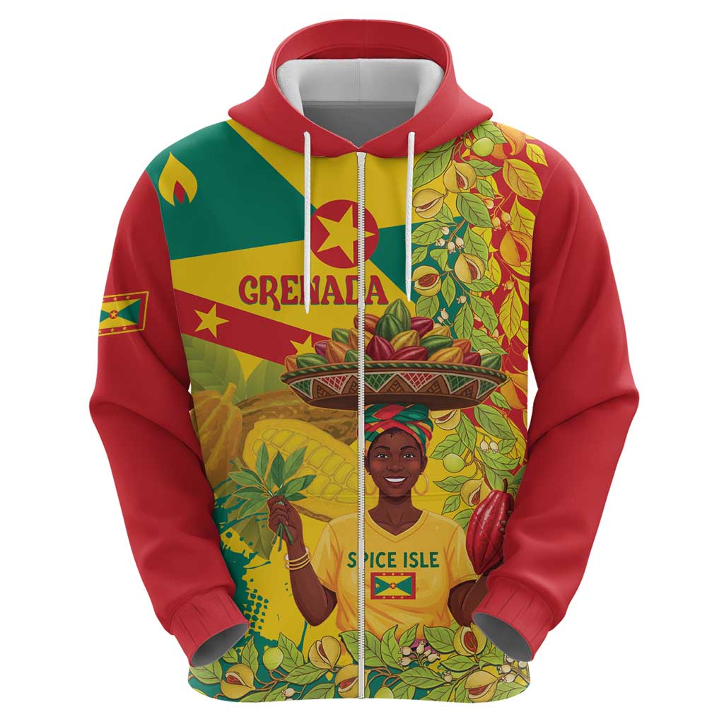 Personalized Grenada Spicemas 2025 Hoodie Spice Isle Nutmeg Cocoa Pod LT14