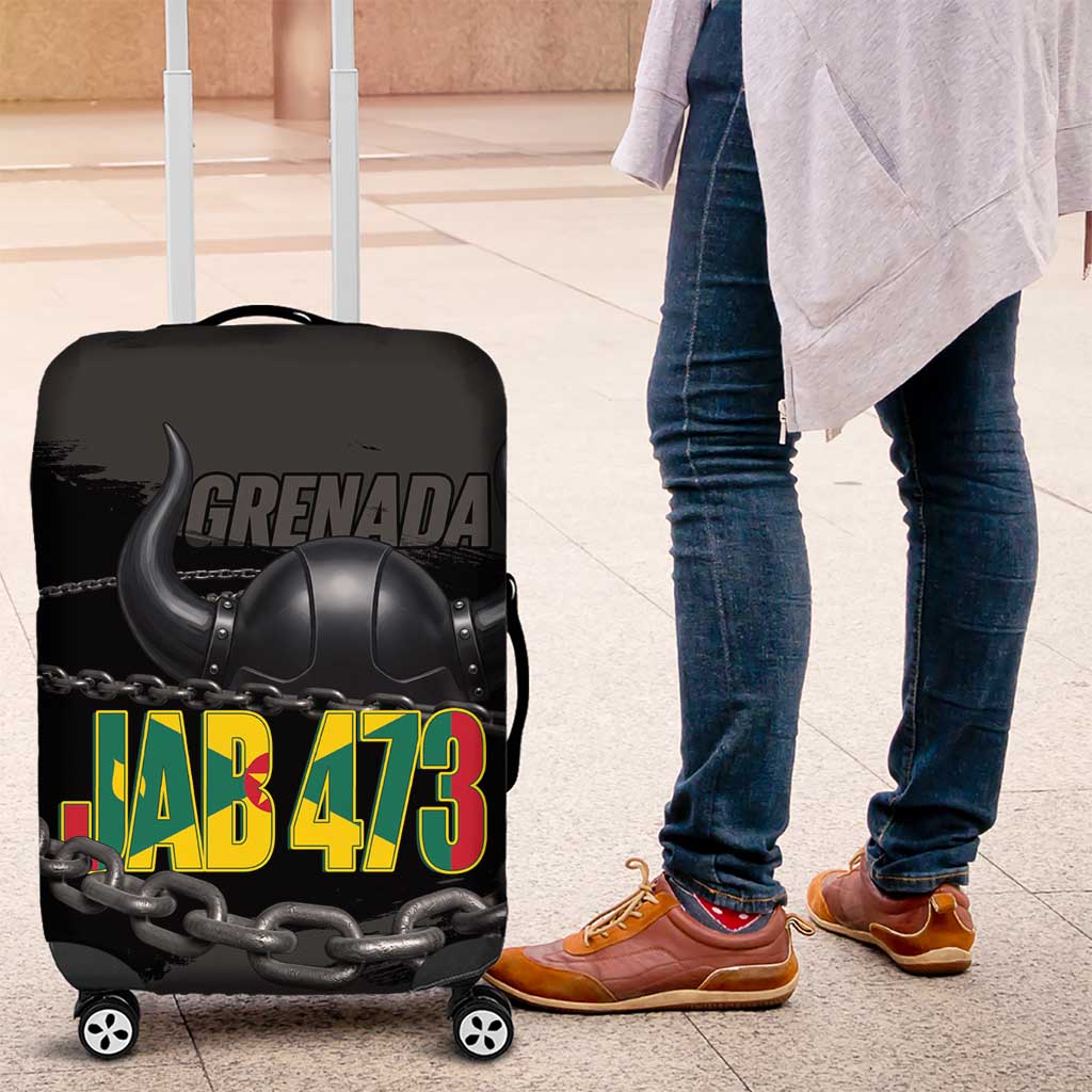 Grenada Jab Jab 473 Luggage Cover Spicemas Festival Chain Grunge Style LT14