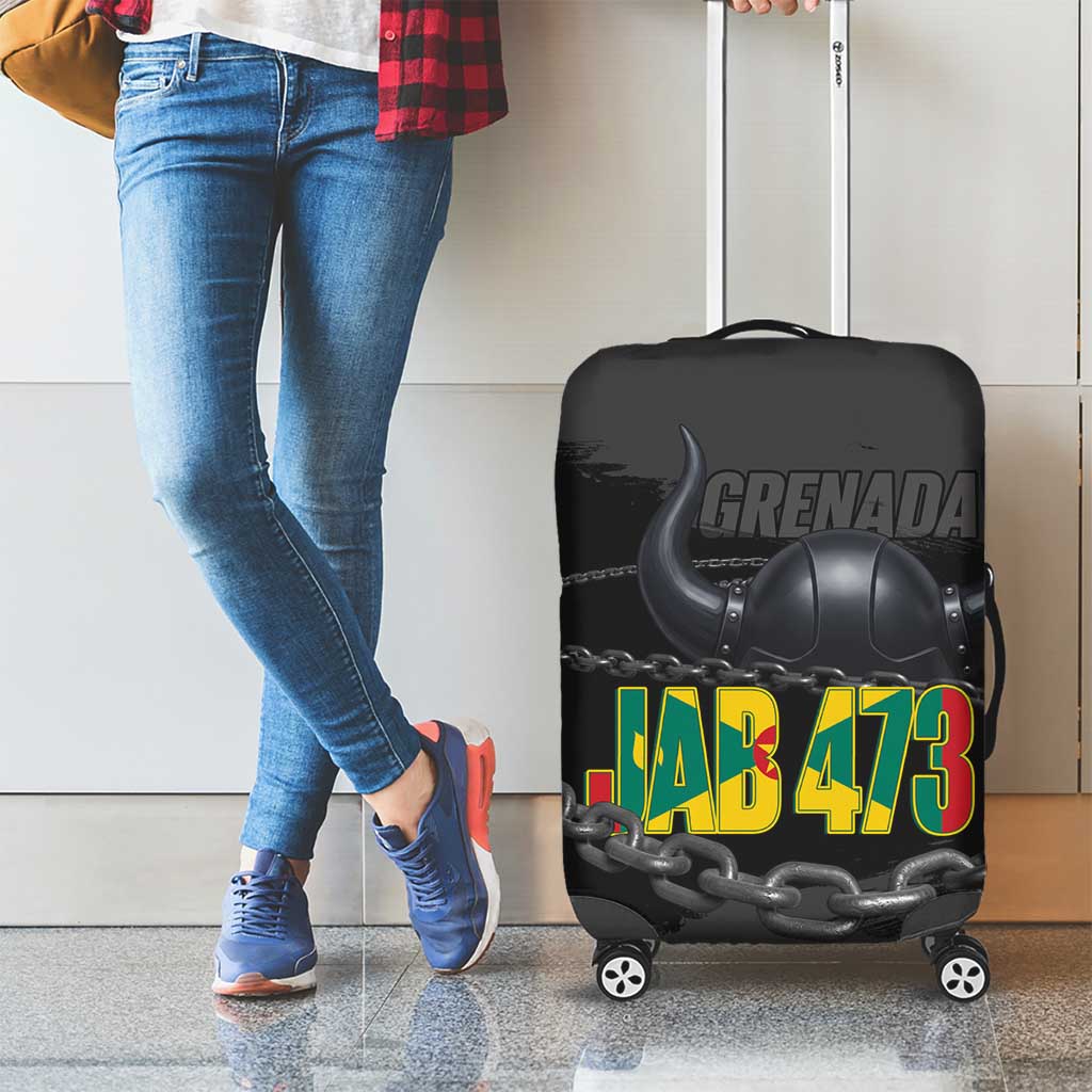 Grenada Jab Jab 473 Luggage Cover Spicemas Festival Chain Grunge Style LT14