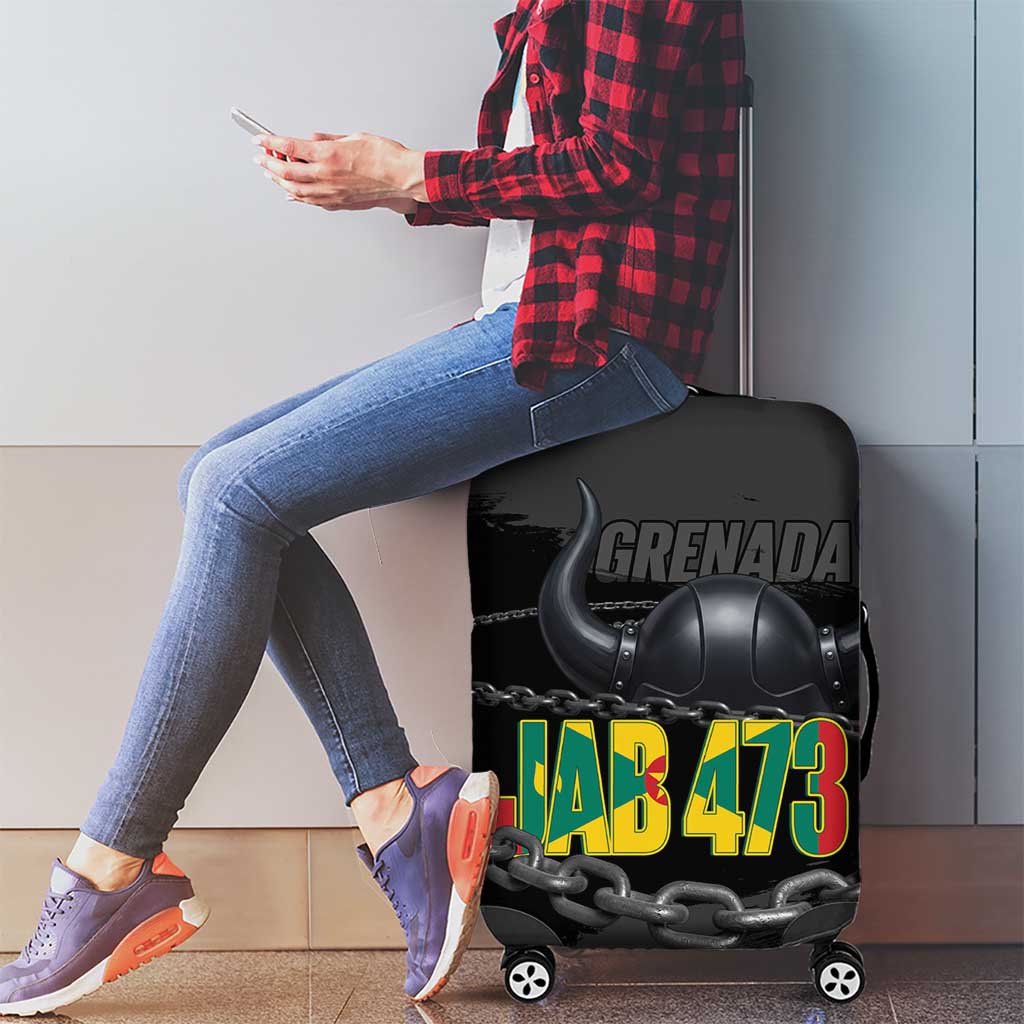 Grenada Jab Jab 473 Luggage Cover Spicemas Festival Chain Grunge Style LT14