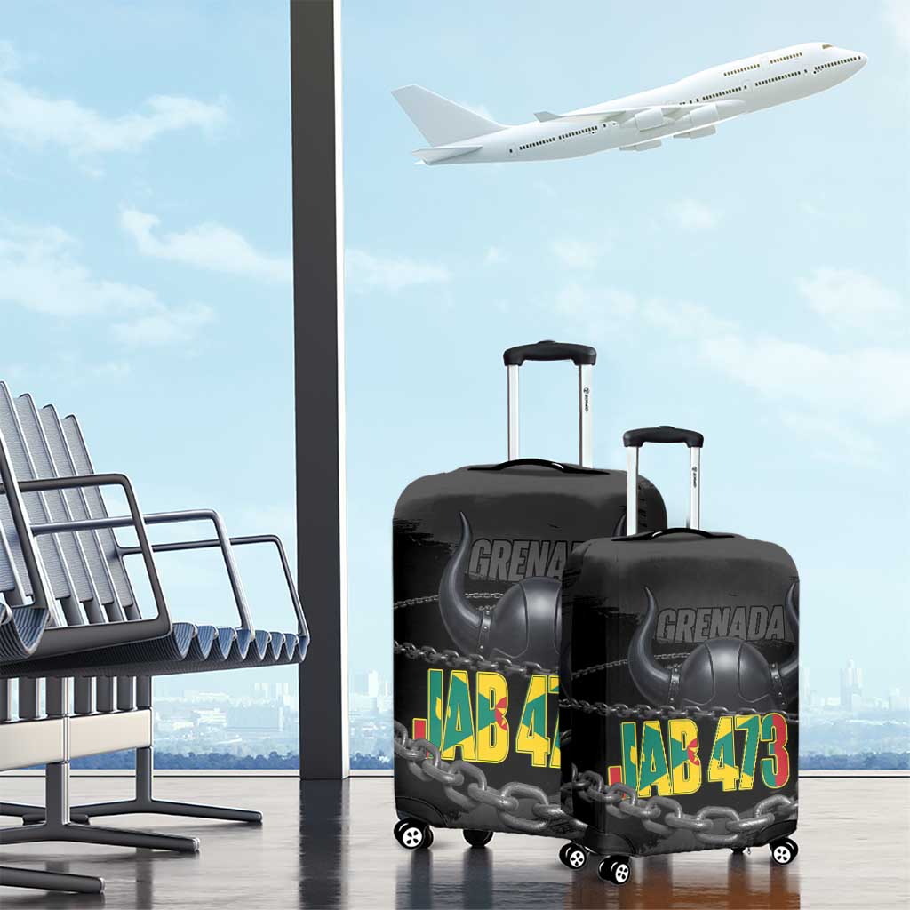 Grenada Jab Jab 473 Luggage Cover Spicemas Festival Chain Grunge Style LT14