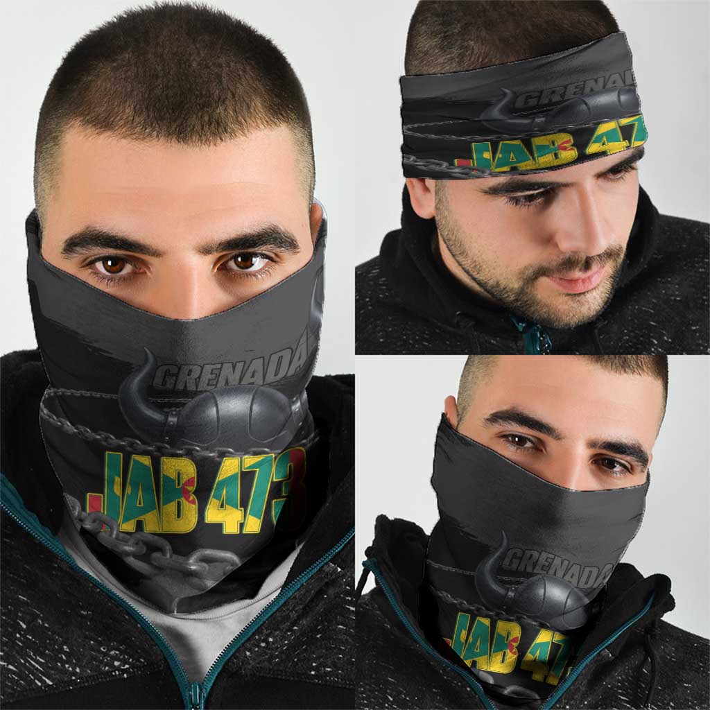 Grenada Jab Jab 473 Neck Gaiter Spicemas Festival Chain Grunge Style LT14