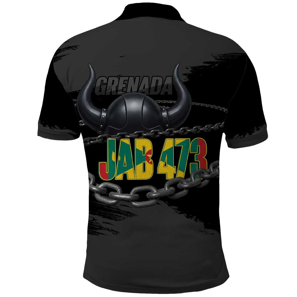 Grenada Jab Jab 473 Polo Shirt Spicemas Festival Chain Grunge Style LT14