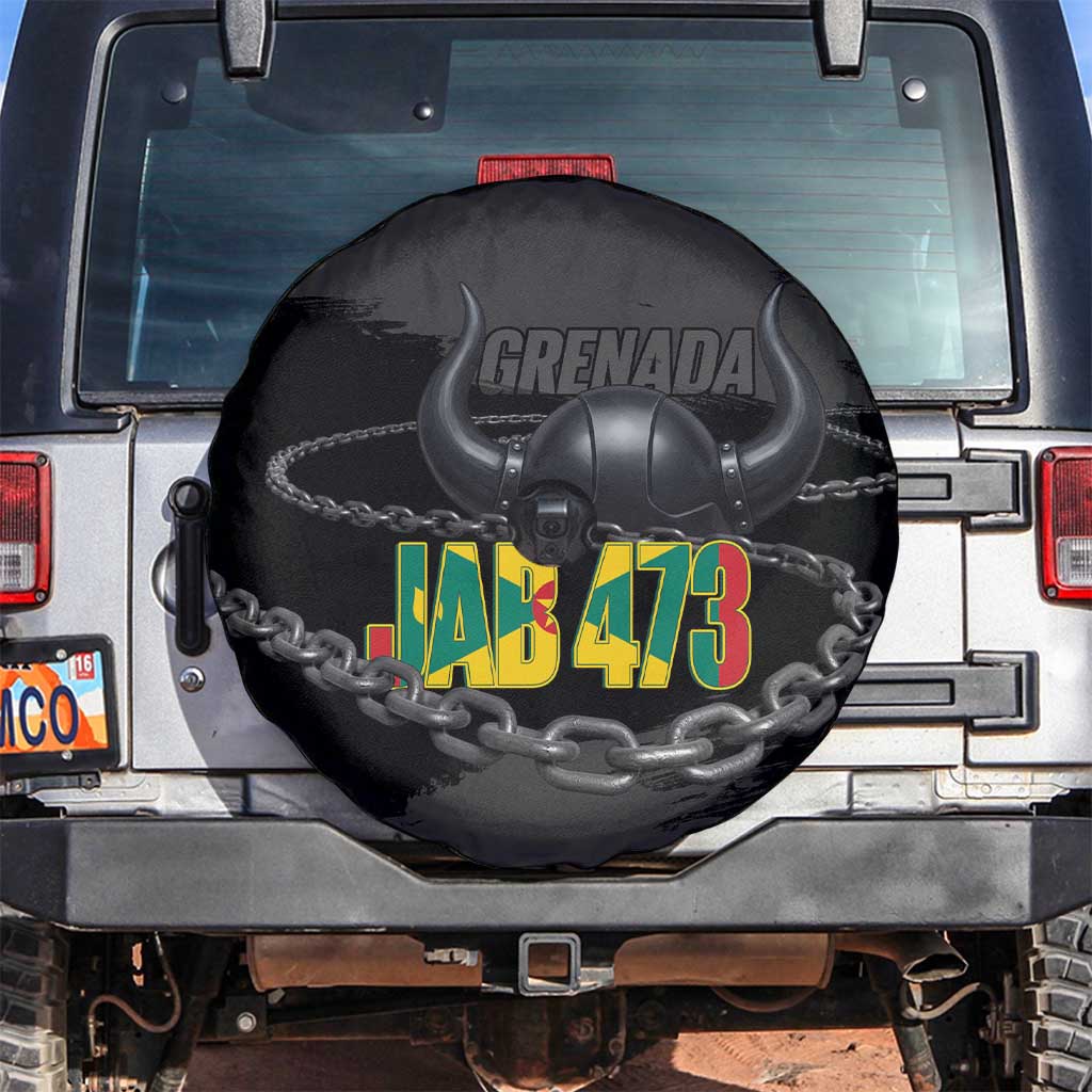 Grenada Jab Jab 473 Spare Tire Cover Spicemas Festival Chain Grunge Style LT14