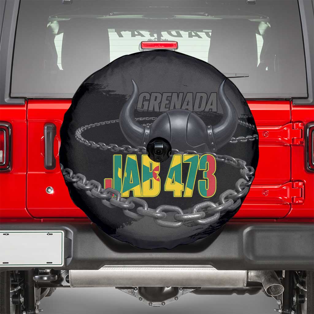Grenada Jab Jab 473 Spare Tire Cover Spicemas Festival Chain Grunge Style LT14