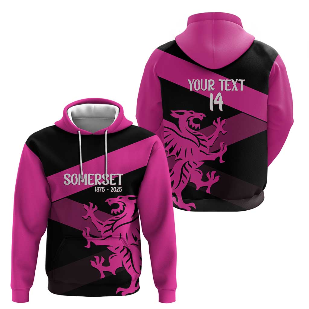 Custom Somerset Cricket Hoodie 150 Years of Anniversary LT14