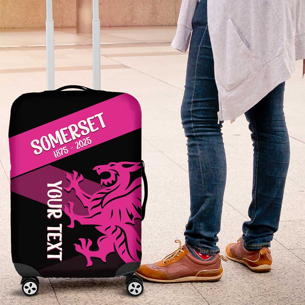 Custom Somerset Cricket Luggage Cover 150 Years of Anniversary LT14