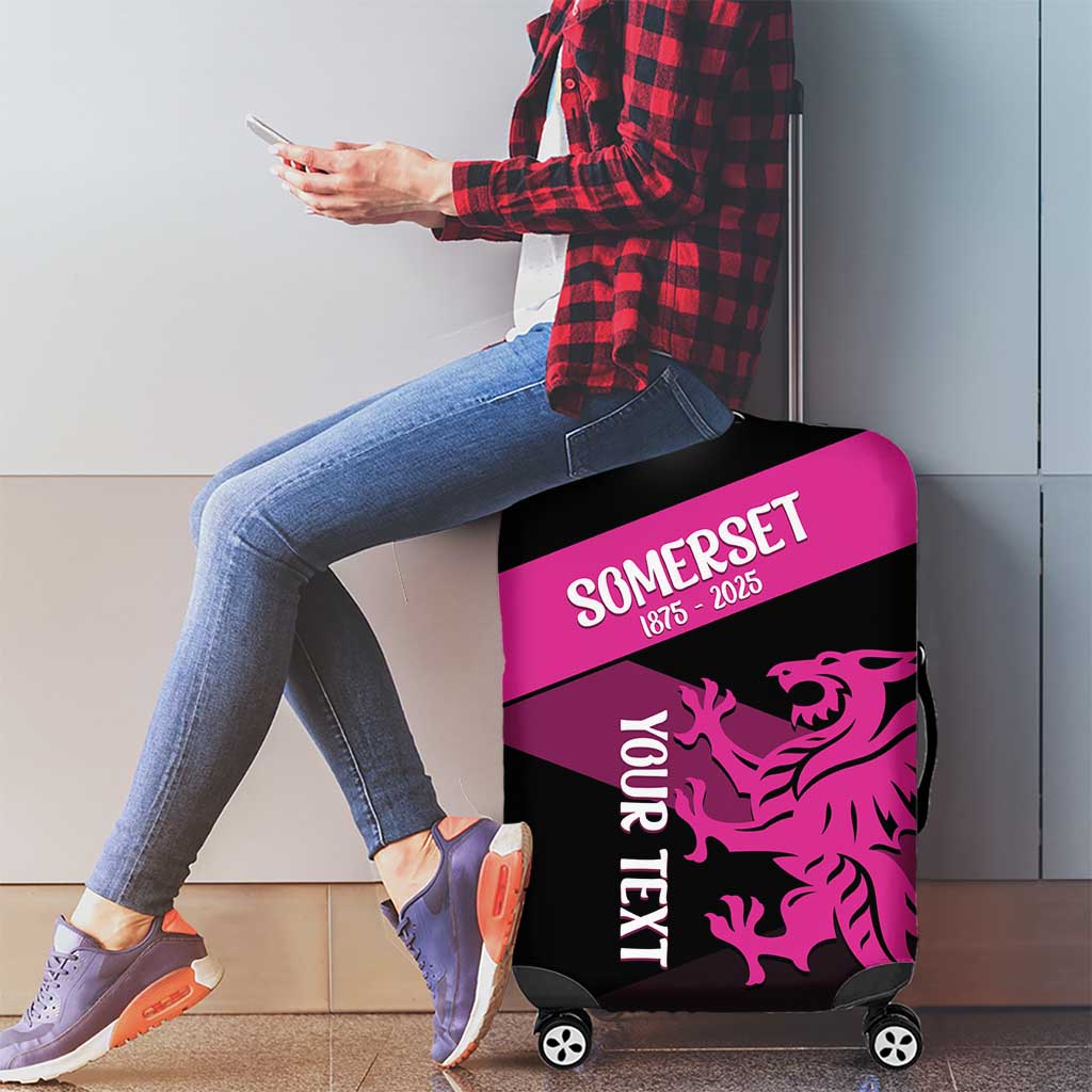 Custom Somerset Cricket Luggage Cover 150 Years of Anniversary LT14