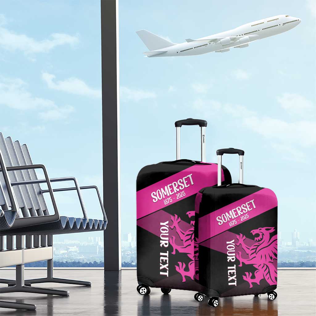 Custom Somerset Cricket Luggage Cover 150 Years of Anniversary LT14