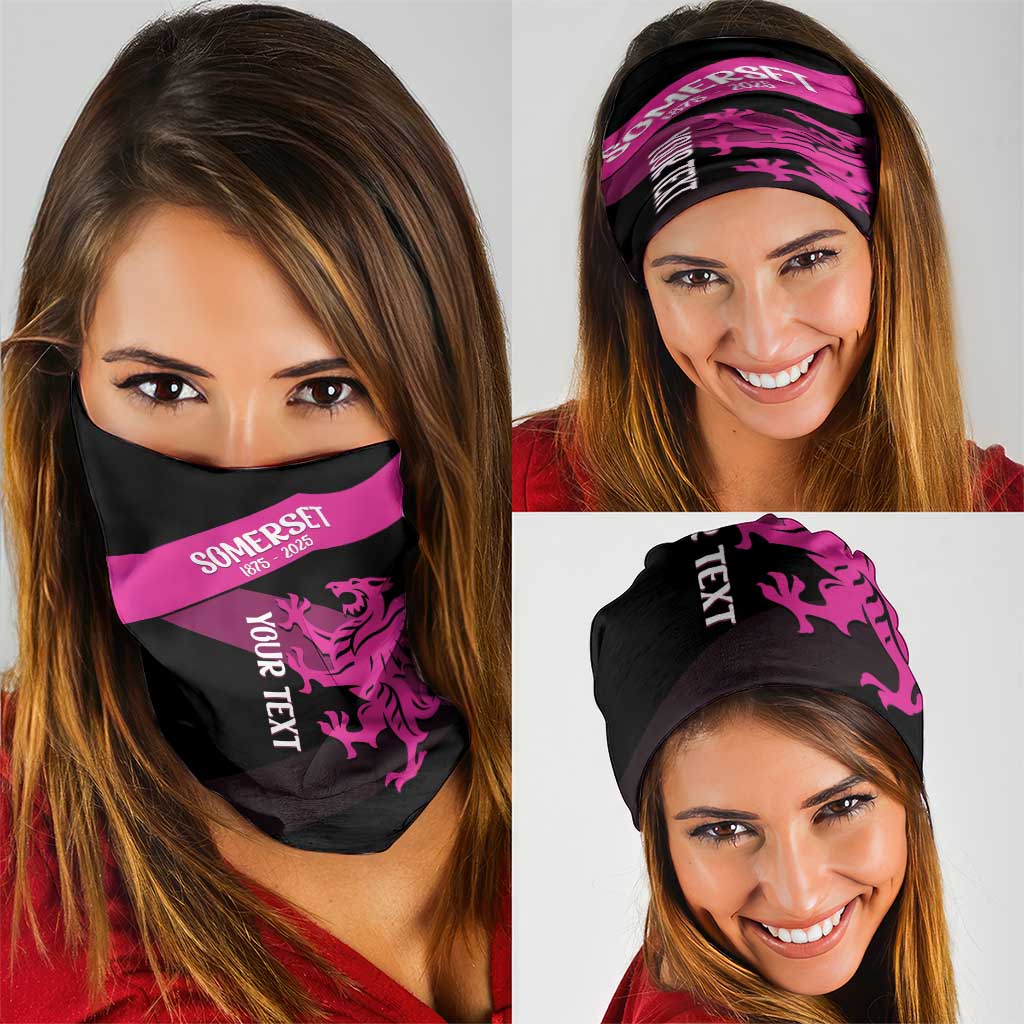 Custom Somerset Cricket Neck Gaiter 150 Years of Anniversary LT14