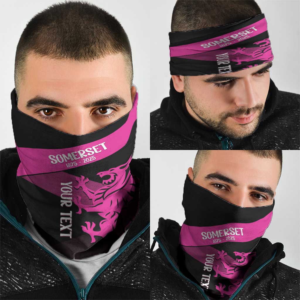 Custom Somerset Cricket Neck Gaiter 150 Years of Anniversary LT14