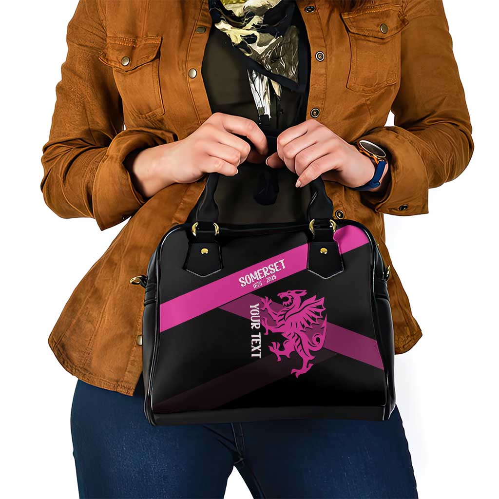 Custom Somerset Cricket Shoulder Handbag 150 Years of Anniversary LT14