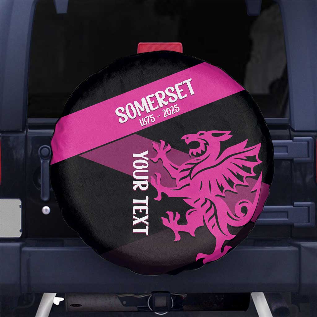 Custom Somerset Cricket Spare Tire Cover 150 Years of Anniversary LT14