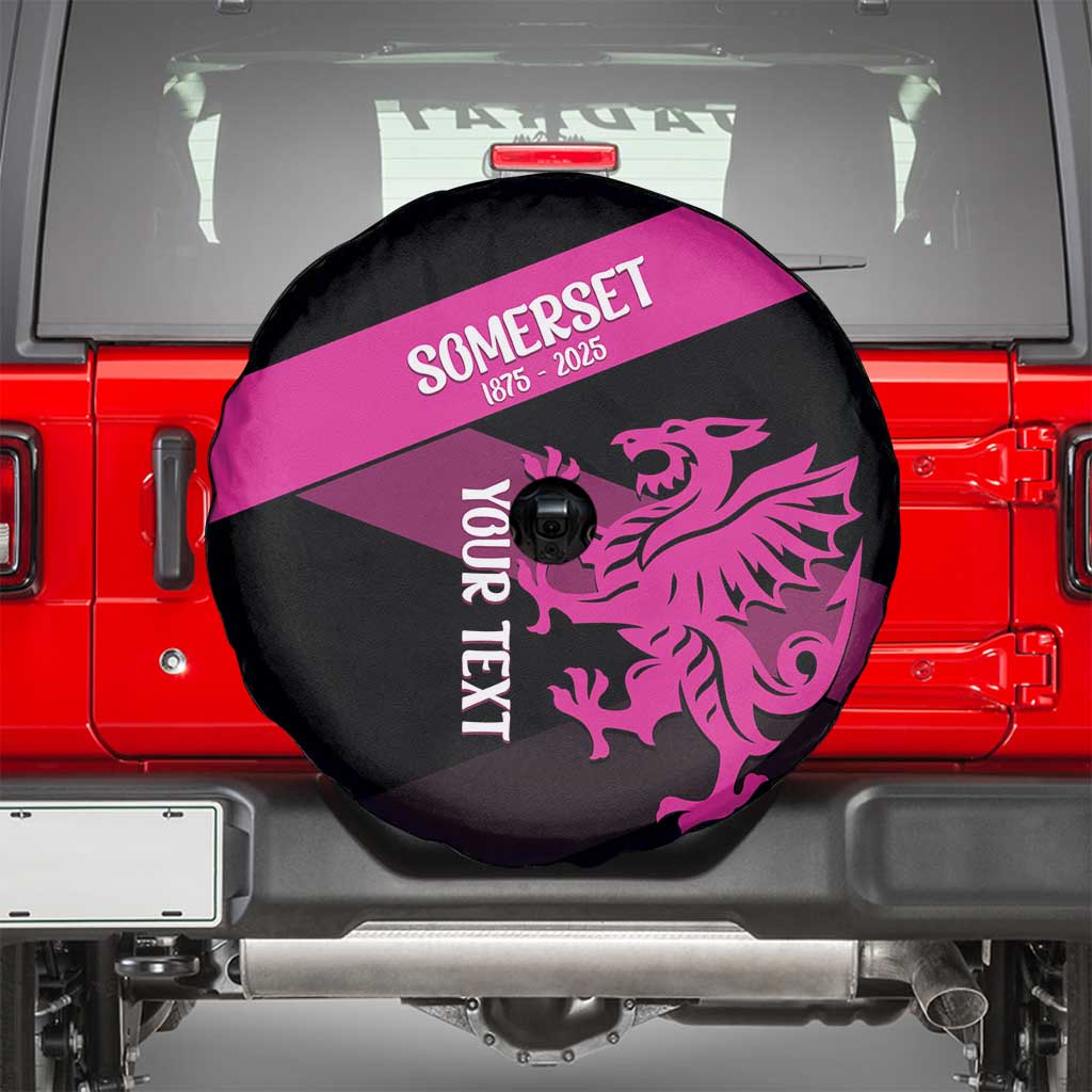 Custom Somerset Cricket Spare Tire Cover 150 Years of Anniversary LT14