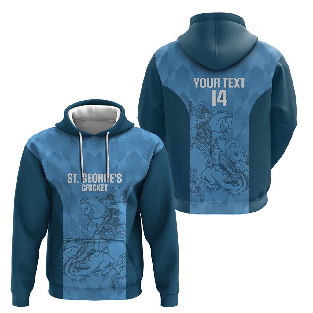 Custom St. Georges Cricket Hoodie Go Champions Sporty Style LT14