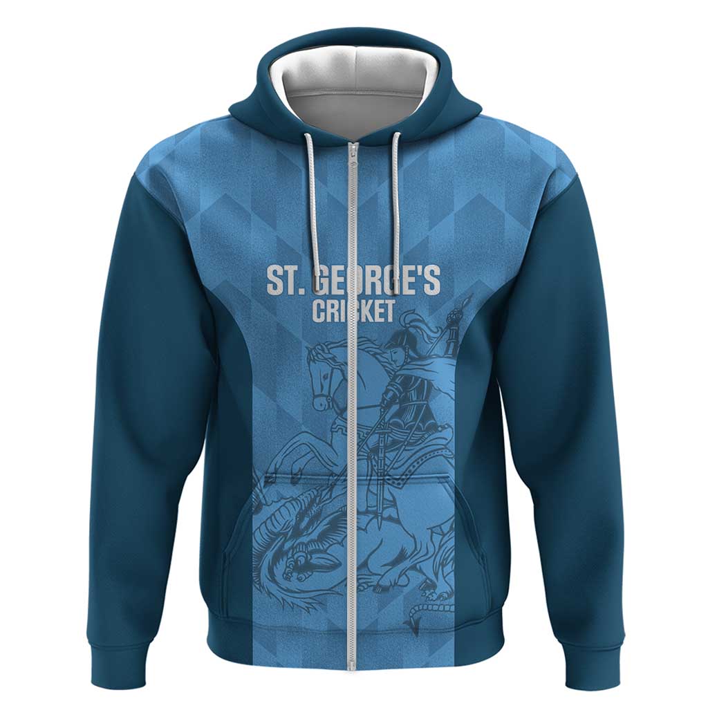 Custom St. Georges Cricket Hoodie Go Champions Sporty Style LT14