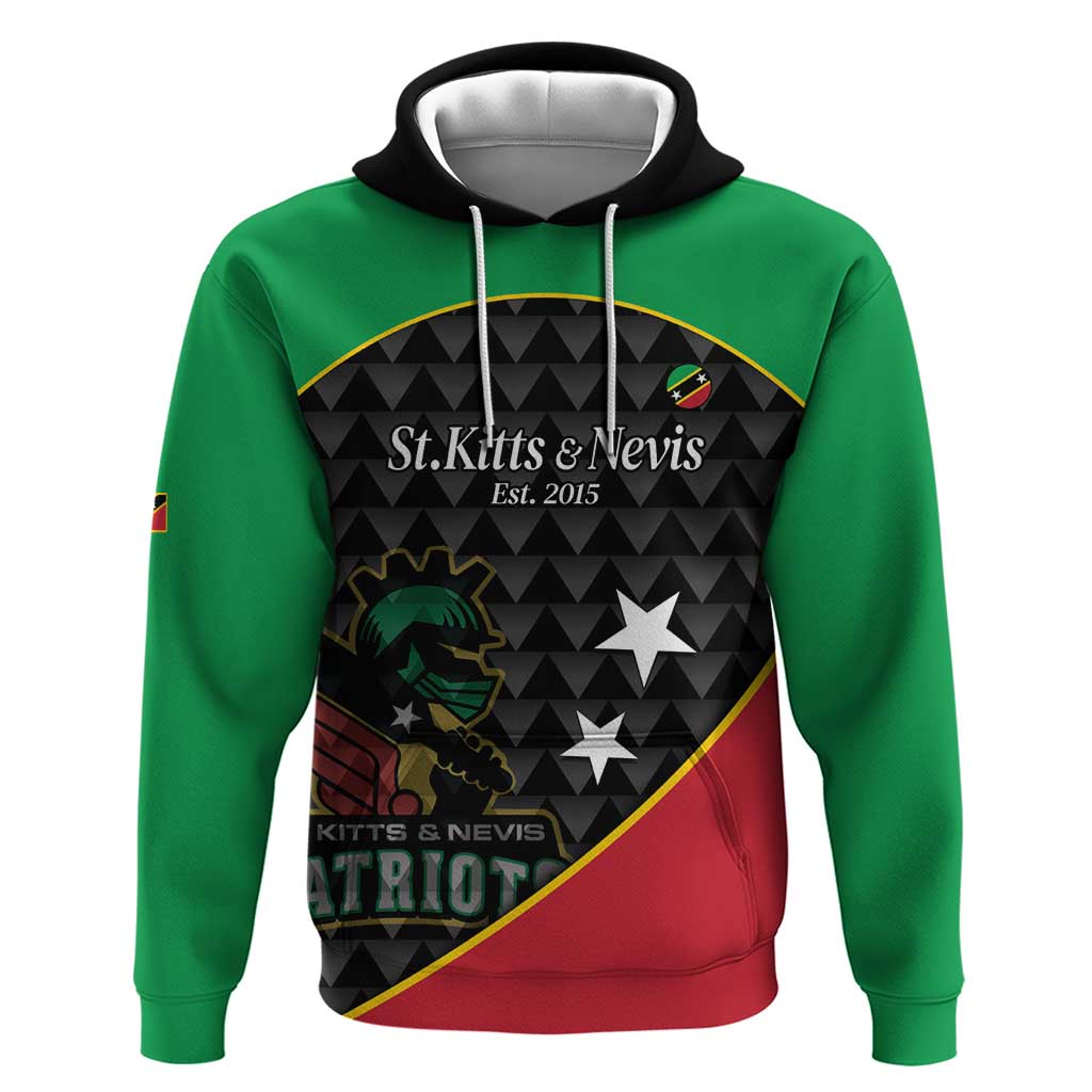 St Kitts and Nevis Cricket Custom Hoodie 10th Anniversary Go Champions Patriots LT14