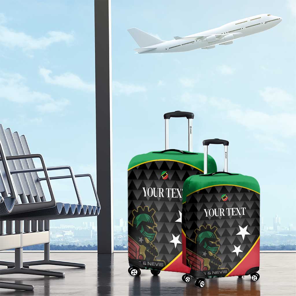 St Kitts and Nevis Cricket Custom Luggage Cover 10th Anniversary Go Champions Patriots LT14